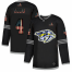 Nashville Predators #4 Ryan Ellis Adidas Mens Black USA Flag Limited NHL Jersey