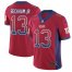 Nike New York Giants #13 Odell Beckham Jr Red Alternate Mens Stitched NFL Limited Rush Drift Fashion Jersey