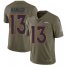 Nike Denver Broncos #13 KJ Hamler Olive Mens Stitched NFL Limited 2017 Salute To Service Jersey