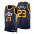 Nike Utah Jazz #23 Royce ONeale Navy Mens 2021-22 NBA 75th Anniversary Diamond Swingman Jersey – Icon Edition Mens