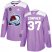 Adidas Colorado Avalanche #37 J.T. Compher Purple 2022 Stanley Cup Champions Authentic Fights Cancer Stitched NHL Jersey Mens