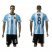 Argentina #8 Perez Home Soccer Country Jersey