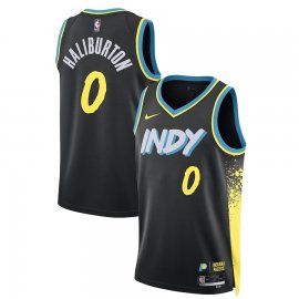 Tyrese Haliburton Indiana Pacers Nike Unisex 2023/24 Swingman Jersey – Black – City Edition