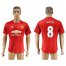 Manchester United #8 Mata Red Home Soccer Club Jersey