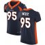 Nike Denver Broncos #95 Derek Wolfe Navy Blue Alternate Mens Stitched NFL Vapor Untouchable Elite Jersey