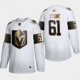 Vegas Golden Knights #61 Mark Stone Mens Adidas White Golden Edition Limited Stitched NHL Jersey
