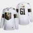 Vegas Golden Knights #61 Mark Stone Mens Adidas White Golden Edition Limited Stitched NHL Jersey