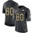 Nike Tampa Bay Buccaneers #80 O. J. Howard Black Mens Super Bowl LV Bound Stitched NFL Limited 2016 Salute to Service Jersey