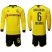 Dortmund #6 Delaney Home Long Sleeves Soccer Club Jersey