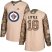 Adidas Winnipeg Jets #18 Bryan Little Camo Authentic 2017 Veterans Day Stitched NHL Jersey