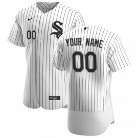 Chicago White Sox Custom Mens Nike White Home 2020 Authentic Player MLB Jersey