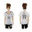 Womens Germany #19 Gotze White Home Soccer Country Jersey