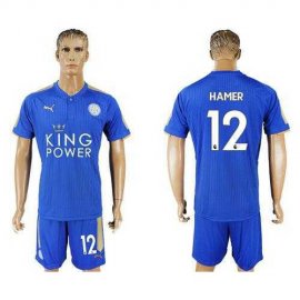 Leicester City #12 Hamer Home Soccer Club Jersey