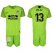 Atletico Madrid #13 Oblak Shiny Green Goalkeeper Soccer Club Jersey