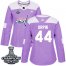 Adidas Washington Capitals #44 Brooks Orpik Purple Authentic Fights Cancer Stanley Cup Final Champions Womens Stitched NHL Jersey