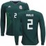 Mexico #2 Araujo Home Long Sleeves Soccer Country Jersey