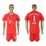 Bayern Munchen #1 Neuer Red Goalkeeper Soccer Club Jersey