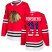 Adidas Chicago Blackhawks #31 Anton Forsberg Red Home Authentic USA Flag Stitched NHL Jersey