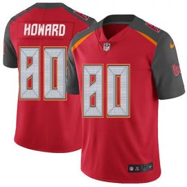 Nike Tampa Bay Buccaneers #80 O. J. Howard Red Team Color Mens Stitched NFL Vapor Untouchable Limited Jersey