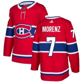 Adidas Montreal Canadiens #7 Howie Morenz Red Home Authentic Stitched NHL Jersey