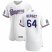 Texas Rangers #64 Jimmy Herget Mens Nike White Home 2020 Authentic Patch Player MLB Jersey