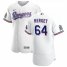 Texas Rangers #64 Jimmy Herget Mens Nike White Home 2020 Authentic Patch Player MLB Jersey