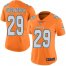 Nike Miami Dolphins #29 Minkah Fitzpatrick Orange Womens Stitched NFL Limited Rush Jersey