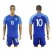 Brazil #10 Pele Blue Soccer Country Jersey