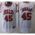 Chicago Bulls 45 Jordan White Jerseys Cheap