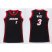 Womens Heat #3 Dwyane Wade Black Dress Stitched NBA Jersey