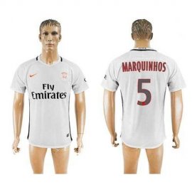 Paris Saint-Germain #5 Marquinhos Sec Away Soccer Club Jersey