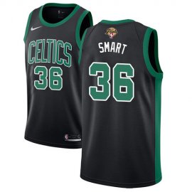 Nike Boston Celtics #36 Marcus Smart Black 2022 NBA Finals Swingman Statement Edition Jersey Mens
