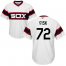 Chicago White Sox #72 Carlton Fisk White Alternate Home Cool Base Stitched Youth MLB Jersey