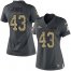 Nike Denver Broncos #43 Joe Jones Black Womens Stitched NFL Limited 2016 Salute to Service Jersey