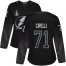 Adidas Tampa Bay Lightning #71 Anthony Cirelli Black 2022 Stanley Cup Final Patch Womens Alternate Authentic Stitched NHL Jersey Womens