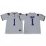 LSU Tigers #1 JaMarr Chase White Limited Stitched College Jersey