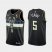 Nike Milwaukee Bucks #5 Jeff Teague 2021 NBA Finals Champions Swingman Statement Edition Jersey Black Mens
