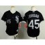Chicago White Sox #45 Michael Jordan Black Cool Base Stitched Youth MLB Jersey