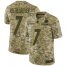 Nike Pittsburgh Steelers #7 Ben Roethlisberger Camo Youth Stitched NFL Limited 2018 Salute to Service Jersey