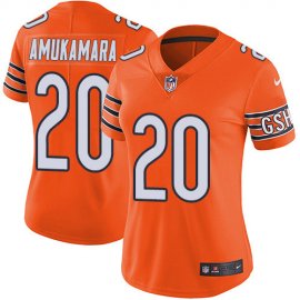 Nike Chicago Bears #20 Prince Amukamara Orange Womens Stitched NFL Limited Rush Jersey