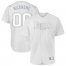 Tampa Bay Rays Majestic 2019 Players Weekend Flex Base Authentic Roster Custom Jersey White