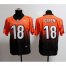 Nike Cincinnati Bengals #18 A.J. Green Orange/Black Mens Stitched NFL Elite Fadeaway Fashion Jersey