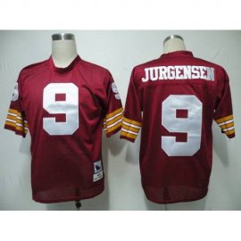 Mitchell and Ness Washington Football Team #9 Sonny Jurgensen Red Stitched Throwback NFL Jersey