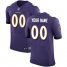 Nike Baltimore Ravens Customized Purple Team Color Stitched Vapor Untouchable Elite Mens NFL Jersey
