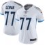 Nike Tennessee Titans #77 Taylor Lewan White Womens Stitched NFL Vapor Untouchable Limited Jersey
