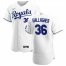 Kansas City Royals #36 Cam Gallagher Mens Nike White Home 2020 Authentic Player MLB Jersey