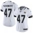 Nike Jacksonville Jaguars #47 Joe Schobert White Womens Stitched NFL Vapor Untouchable Limited Jersey