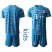 Bayern Munchen Blank Light Blue Goalkeeper Kid Soccer Club Jersey