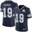 Nike Dallas Cowboys #19 Amari Cooper Navy Blue Team Color Mens Stitched With Established In 1960 Patch NFL Vapor Untouchable Limited Jersey