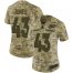 Nike Denver Broncos #43 Joe Jones Camo Womens Stitched NFL Limited 2018 Salute To Service Jersey